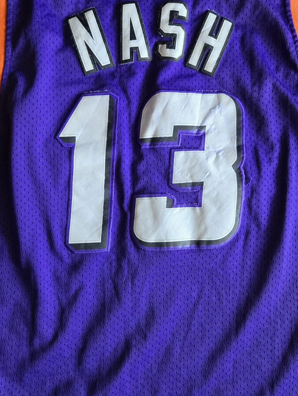 Adidas NBA Hardwood Classics Phoenix Suns 1996-97 Steve Nash #13 Jersey Size L